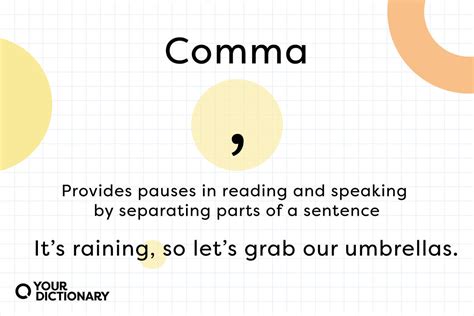    , |Comma